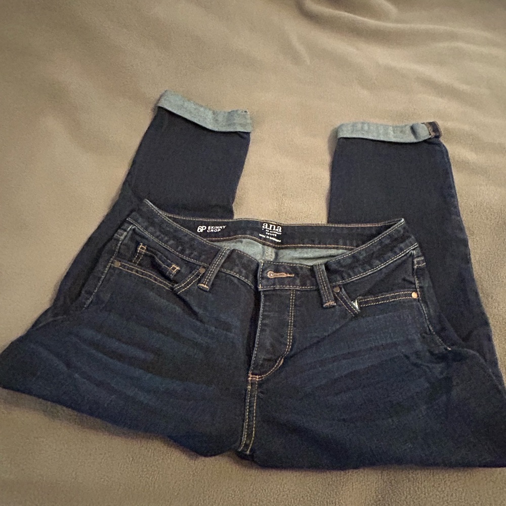Ana skinny cropped jeans size 6p